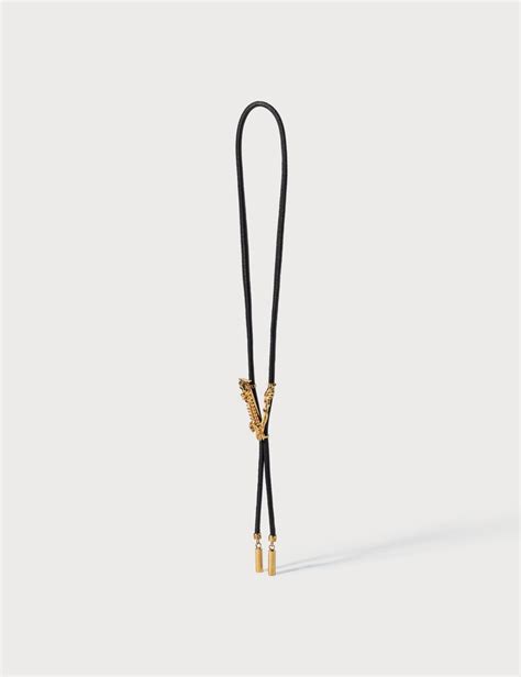 Versace Virtus Bolo Necklace 